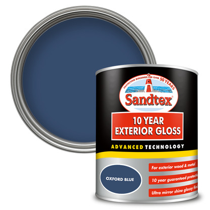 Sandtex 10 Year Exterior Gloss - Oxford Blue