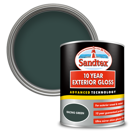 Sandtex 10 Year Exterior Gloss - Racing Green - 750ml