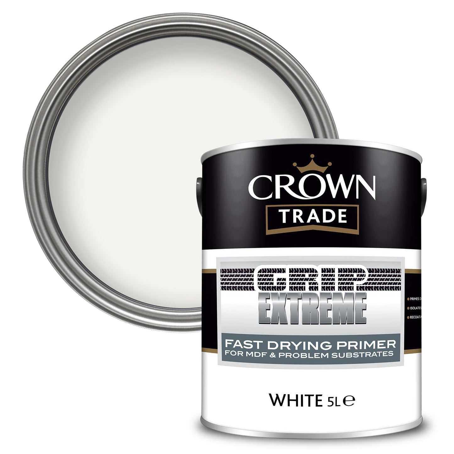 Crown Trade Grip Extreme Fast Drying Multi-Surface Primer - White