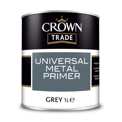 Crown Trade High-Performance Universal Metal Primer - Grey