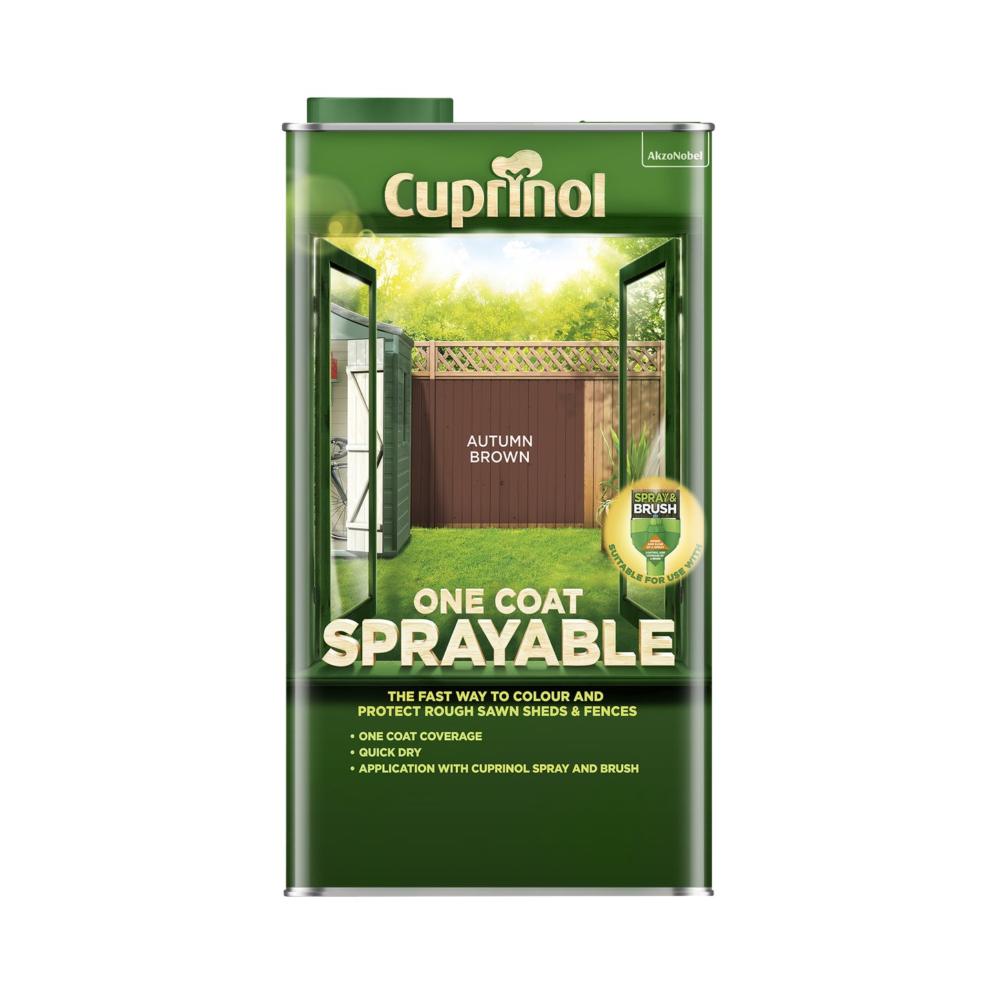 Cuprinol One Coat Sprayable Fence Treatment - 5 Litre