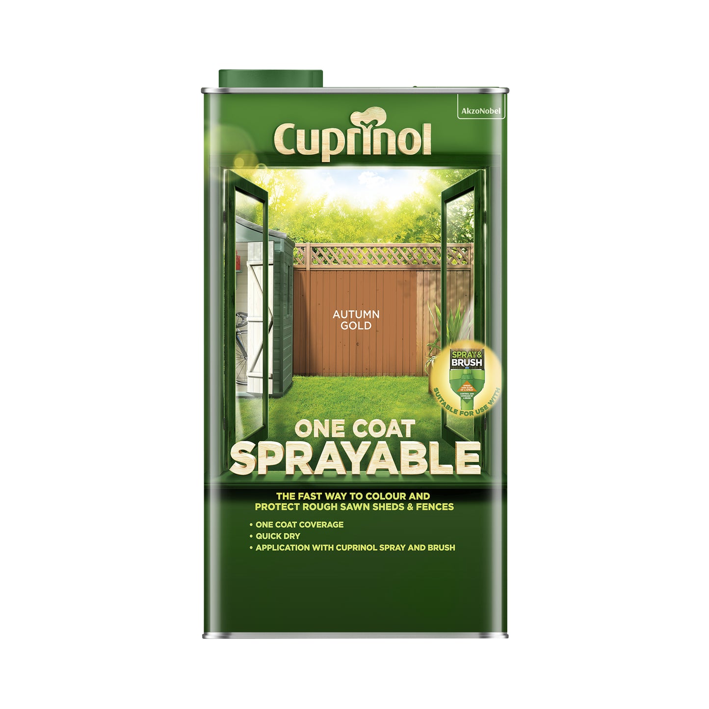 Cuprinol One Coat Sprayable Fence Treatment - 5 Litre