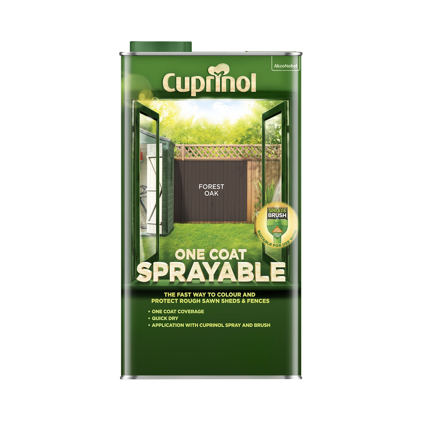 Cuprinol One Coat Sprayable Fence Treatment - 5 Litre