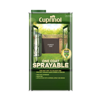 Cuprinol One Coat Sprayable Fence Treatment - 5 Litre