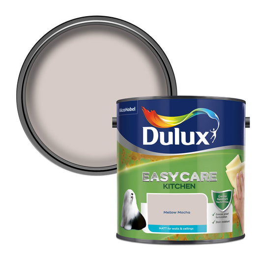 Dulux Easycare Kitchen Matt Paint - Mellow Mocha - 2.5 Litre