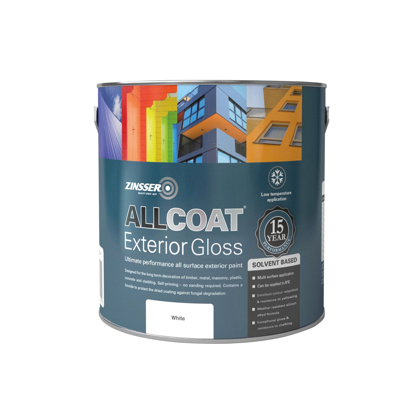 Zinsser AllCoat Exterior Solvent Based Gloss - White