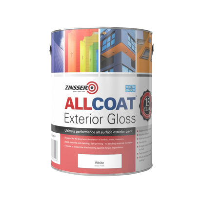 Zinsser AllCoat Exterior Water Based Gloss - White