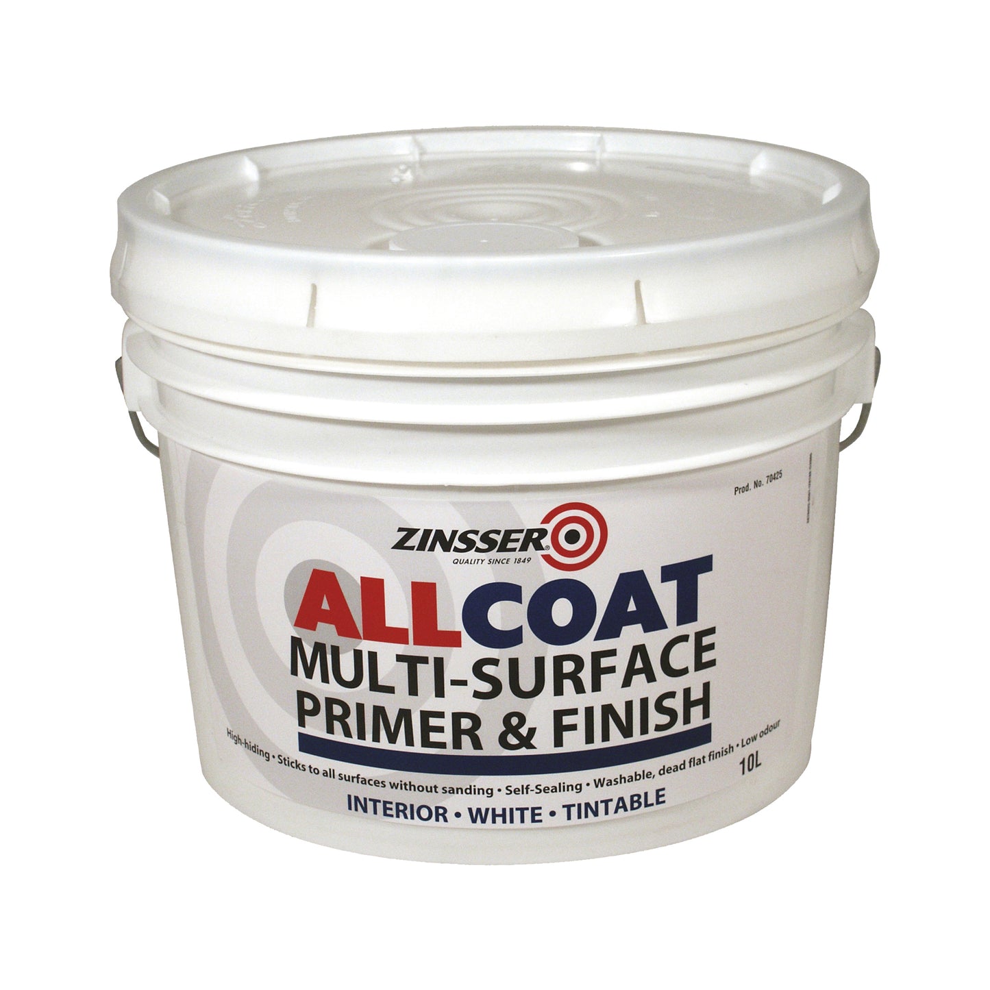 Zinsser AllCoat Interior Water Based - White - 10 Litre