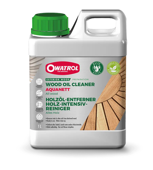 Owatrol Aquanett Solvent-Free Wood Oil Remover