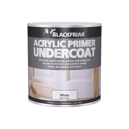 Blackfriar Acrylic Primer Undercoat - White