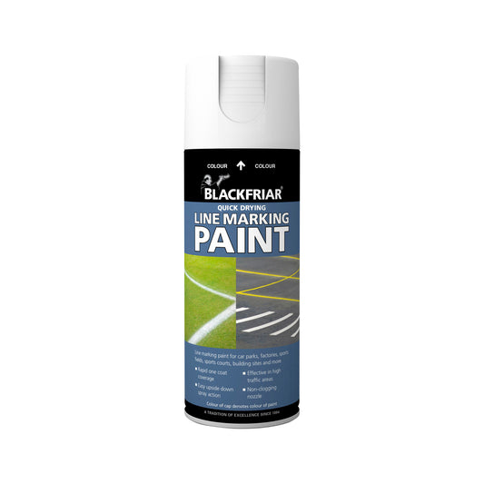 Blackfriar Line Marking Spray Paint - White - 400 ml