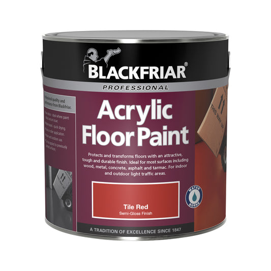 Blackfriar Professional Acrylic Floor Paint - Tile Red