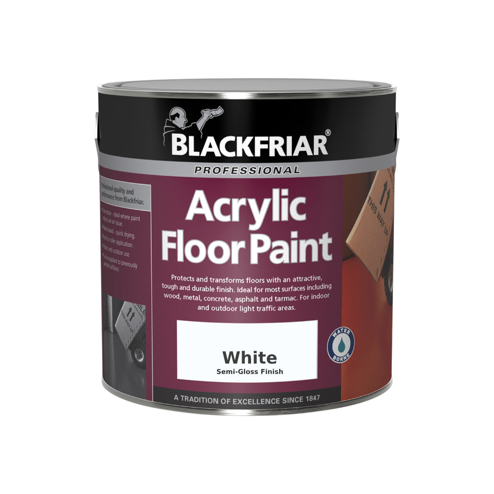 Blackfriar Professional Acrylic Floor Paint - White