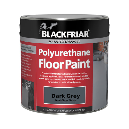 Blackfriar Professional Polyurethane Floor Paint - Dark Grey