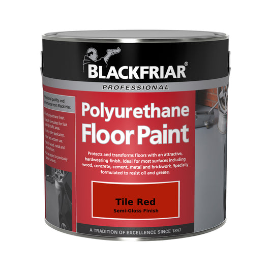 Blackfriar Professional Polyurethane Floor Paint - Tile Red