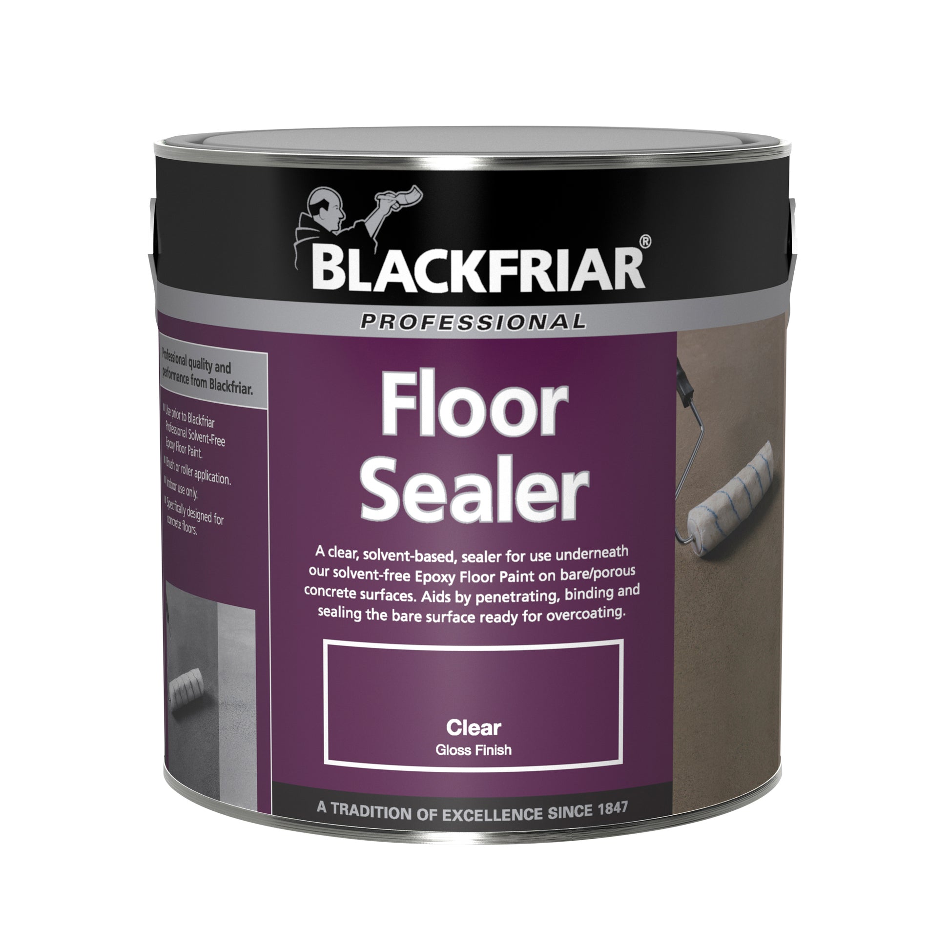 Blackfriar Professional Solvent-Based Floor Sealer - Clear - 5 Litre