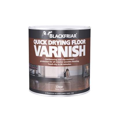 Blackfriar Quick Drying Floor Varnish - Clear Gloss