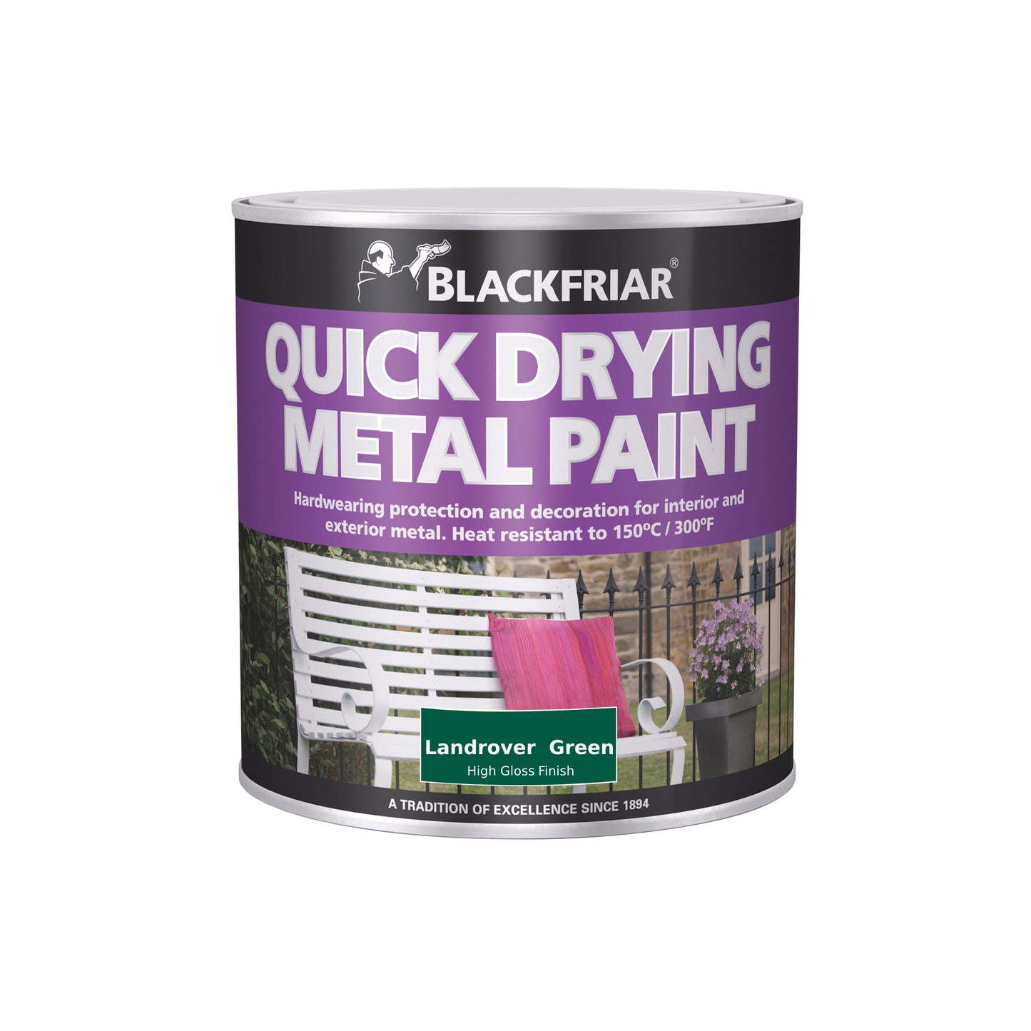 Blackfriar Quick Drying Metal Paint - Landrover Green