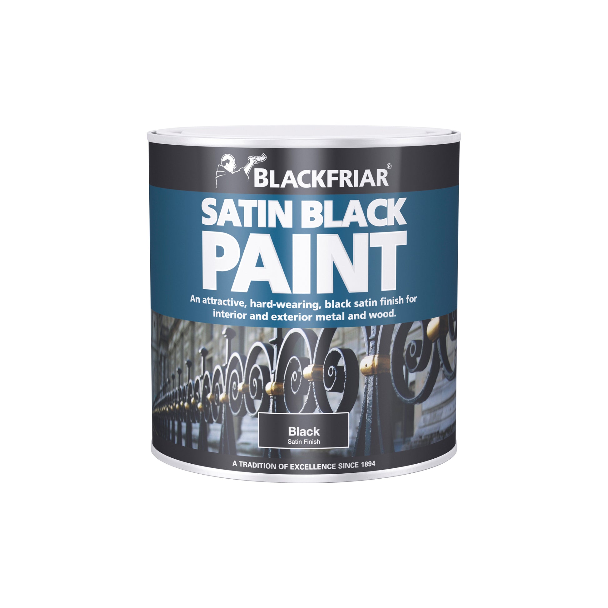 Blackfriar Satin Black Paint