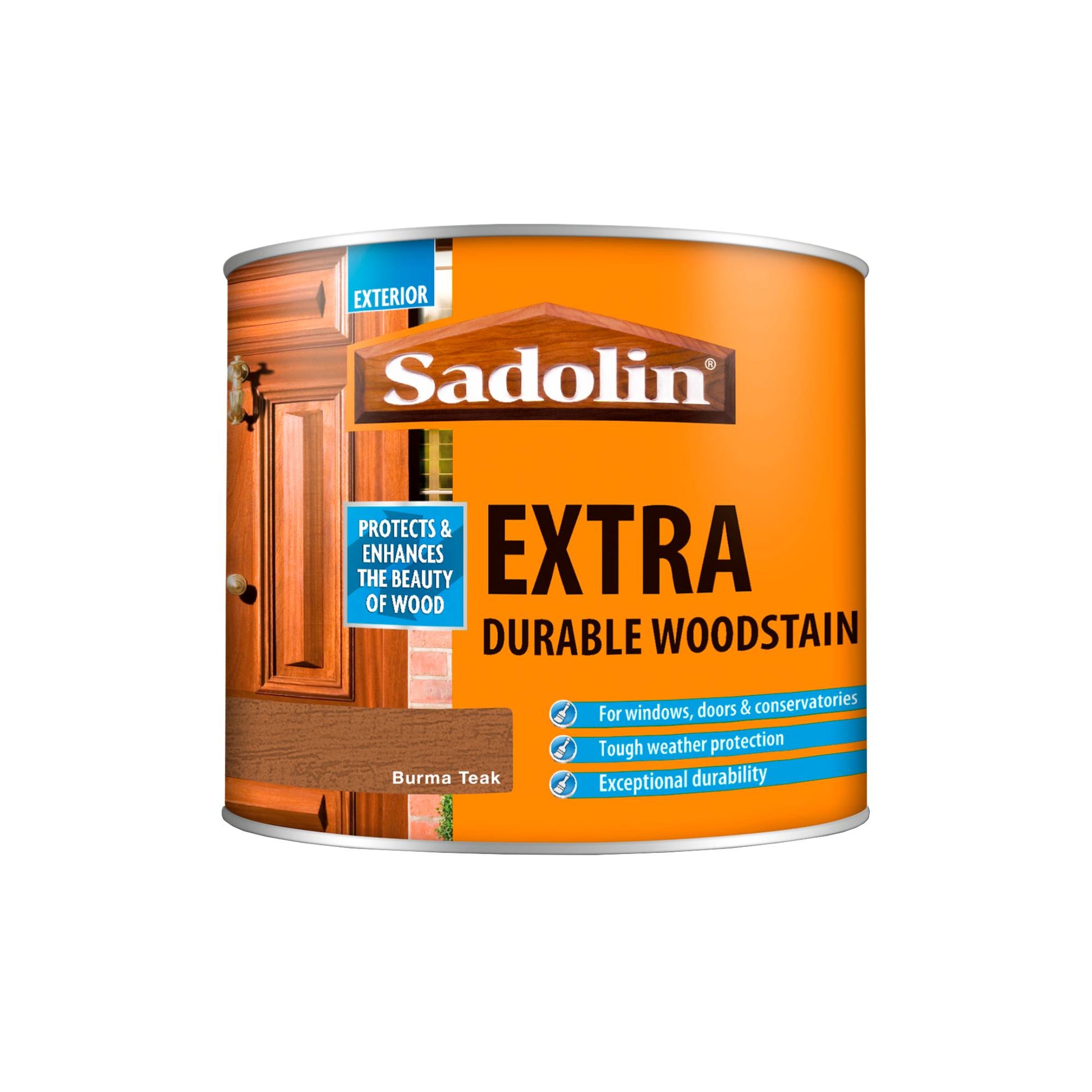 Sadolin Weatherproof Exterior Wood Stain for Ultimate Protection - Burma Teak