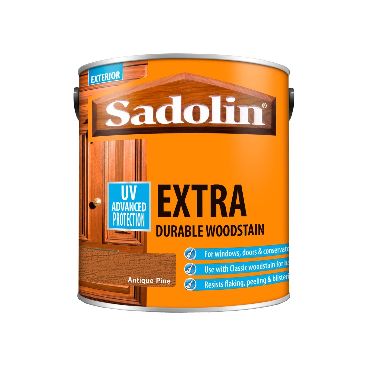 Sadolin Weatherproof Exterior Wood Stain for Ultimate Protection - Antique Pine