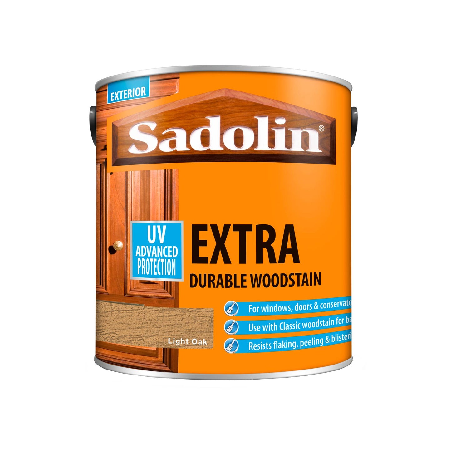 Sadolin Weatherproof Exterior Wood Stain for Ultimate Protection - Light Oak