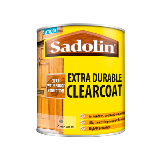 Sadolin Extra Durable Clearcoat for Ultimate Wood Protection - Clear Gloss