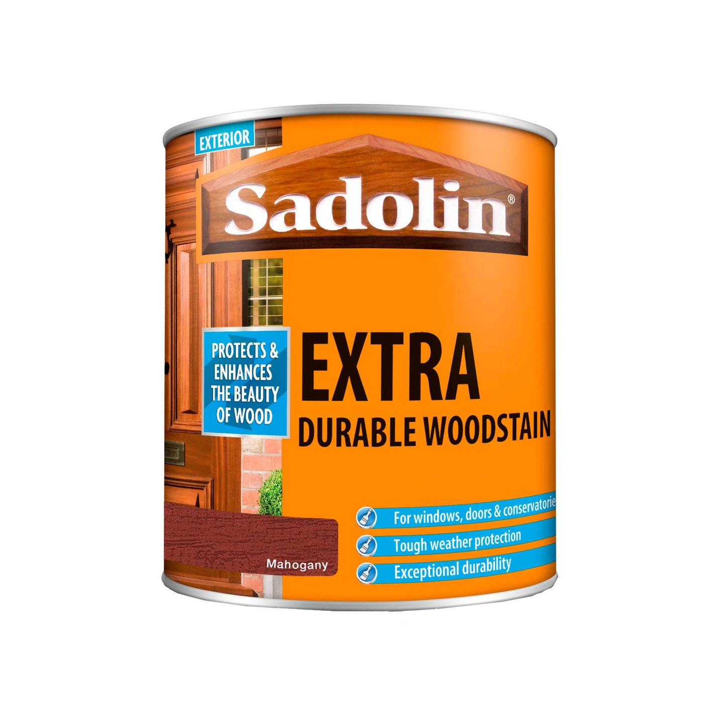 Sadolin Weatherproof Exterior Wood Stain for Ultimate Protection - Mahogany