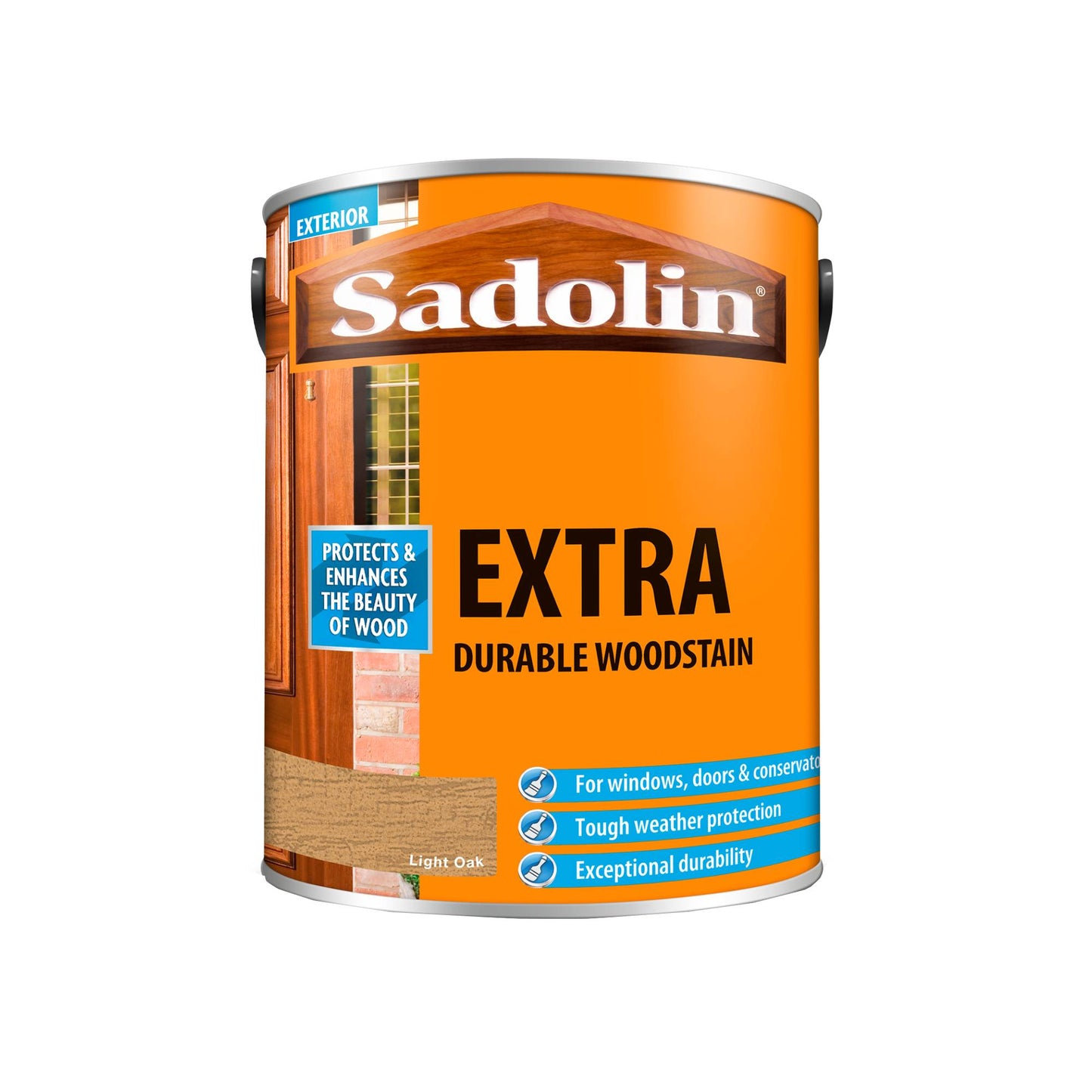 Sadolin Weatherproof Exterior Wood Stain for Ultimate Protection - Light Oak