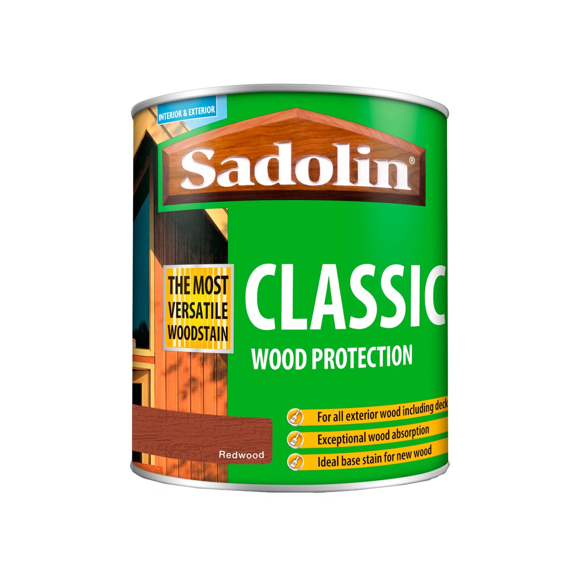 Sadolin Weatherproof Interior and Exterior Wood Stain - Redwood