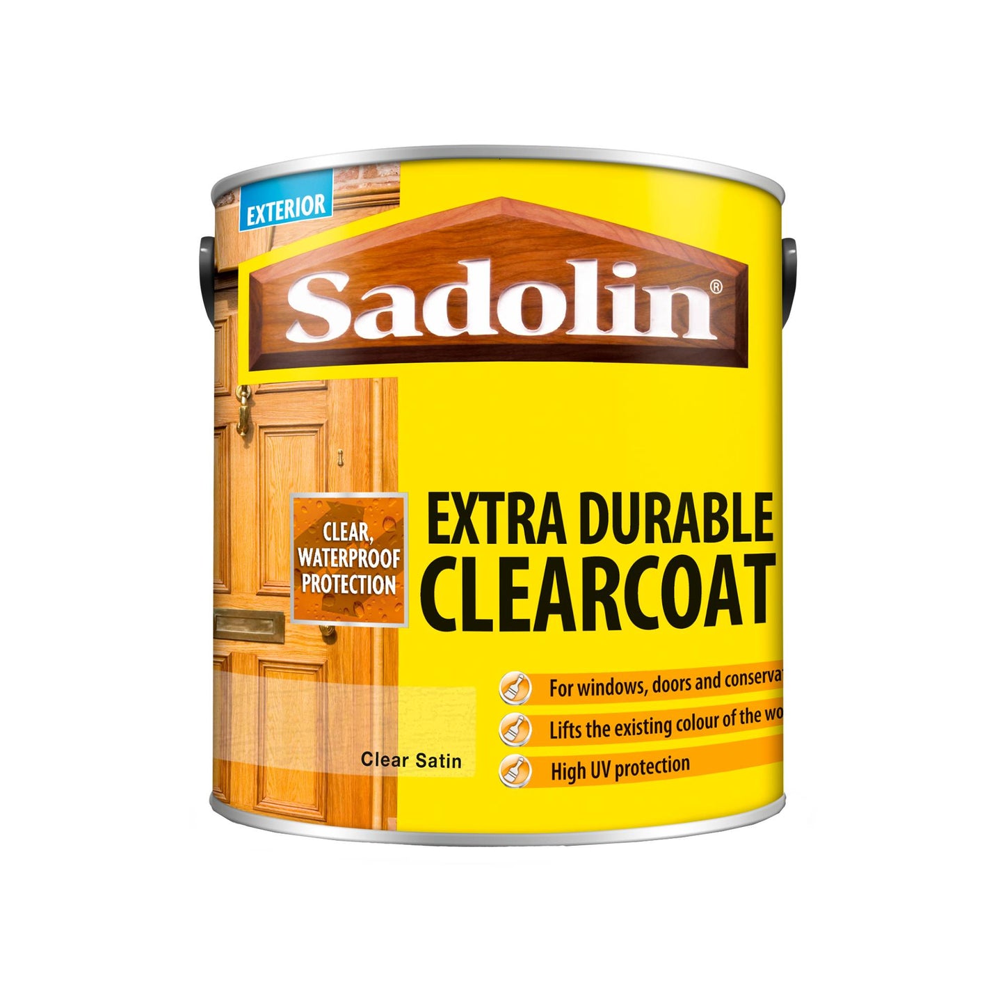 Sadolin Extra Durable Clearcoat for Ultimate Wood Protection - Clear Satin