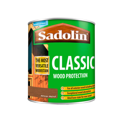 Sadolin Weatherproof Interior and Exterior Wood Stain - African Walnut