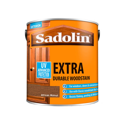 Sadolin Weatherproof Exterior Wood Stain for Ultimate Protection - African Walnut