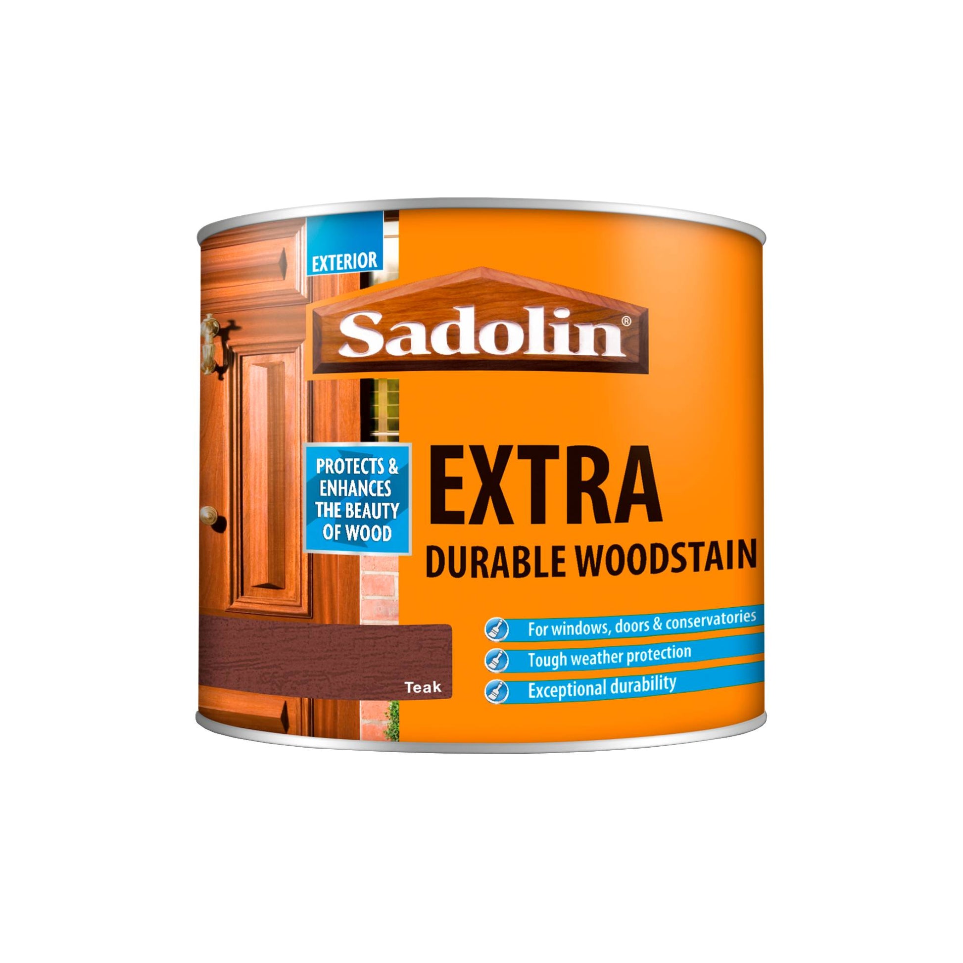 Sadolin Weatherproof Exterior Wood Stain for Ultimate Protection - Teak