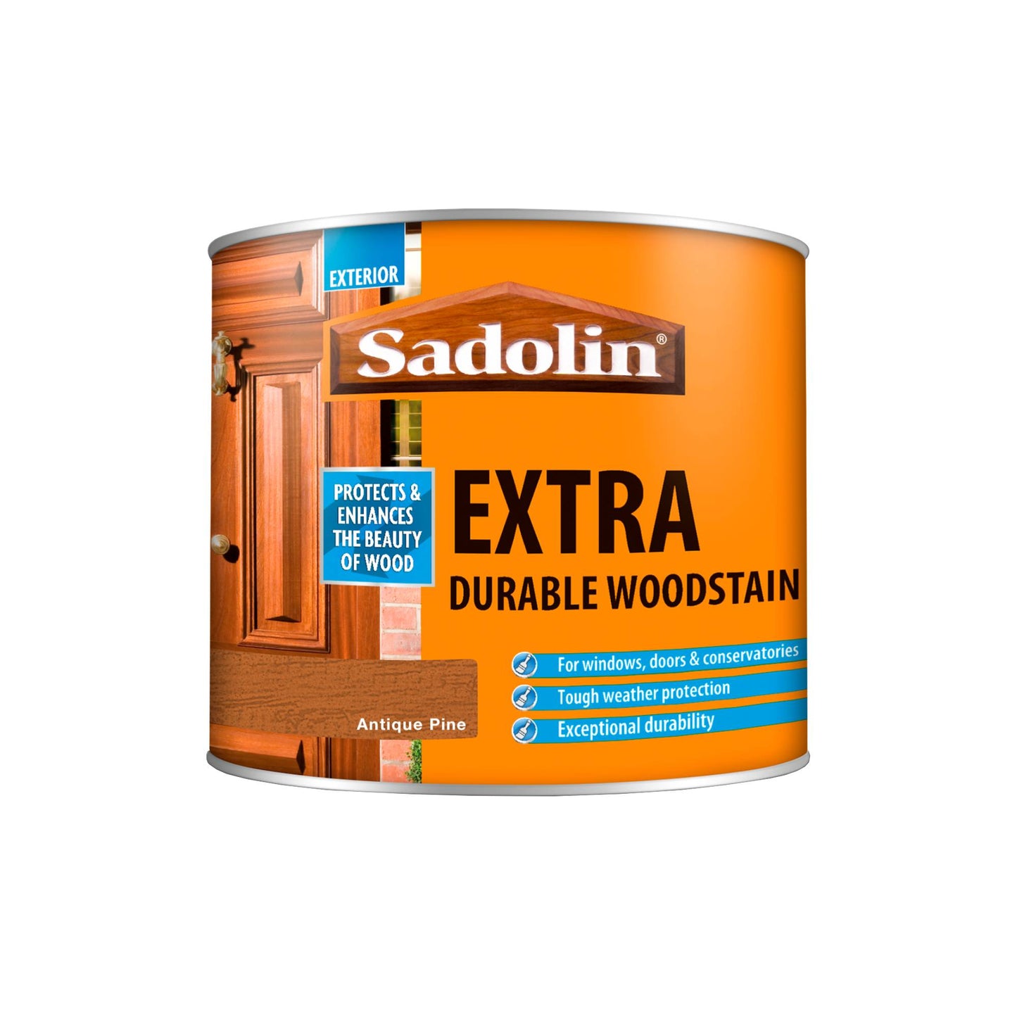 Sadolin Weatherproof Exterior Wood Stain for Ultimate Protection - Antique Pine