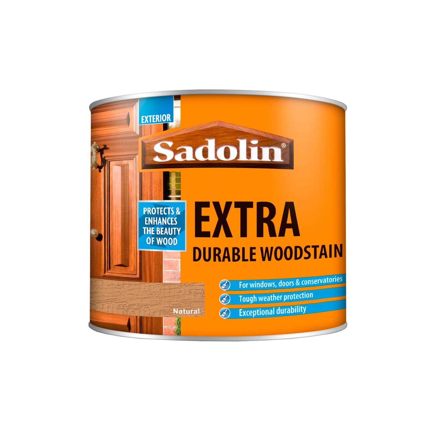 Sadolin Weatherproof Exterior Wood Stain for Ultimate Protection - Natural