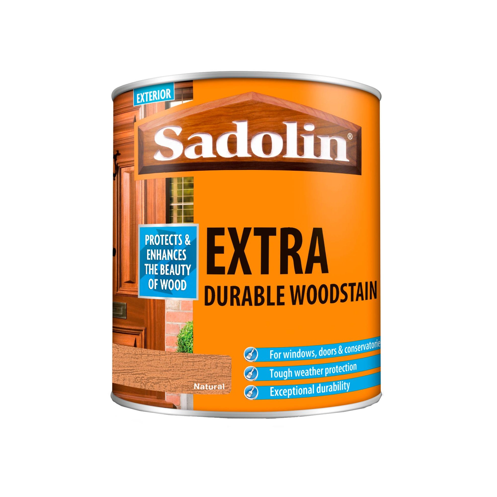 Sadolin Weatherproof Exterior Wood Stain for Ultimate Protection - Natural