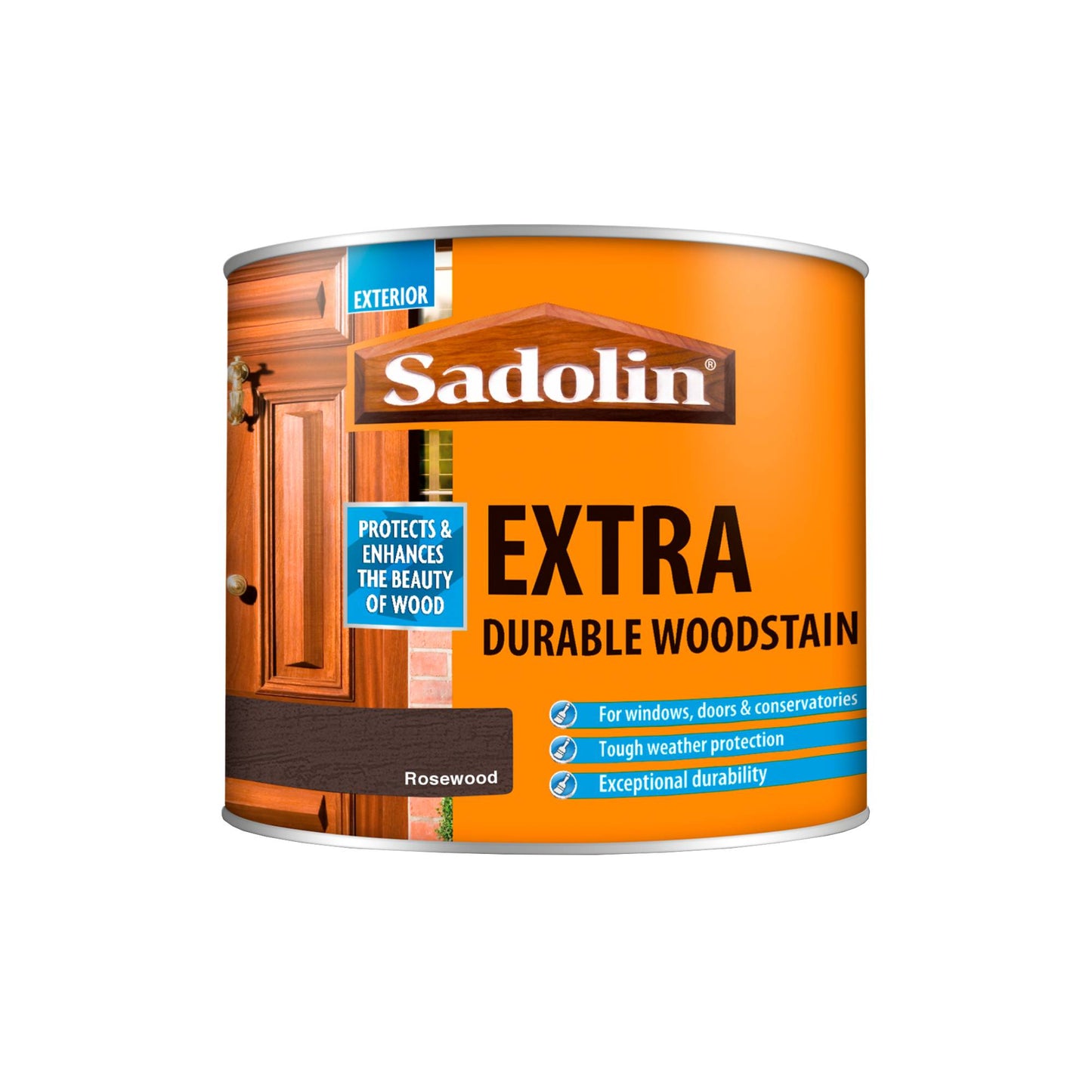 Sadolin Weatherproof Exterior Wood Stain for Ultimate Protection - Rosewood