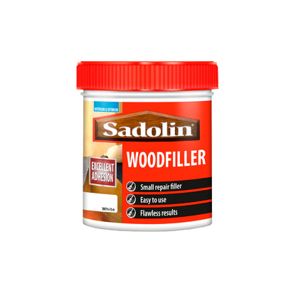 Sadolin Woodfiller for Small Repairs to Interior and Exterior Wood - White - 250ml