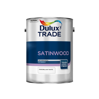 Dulux Trade SatinWood - Pure Brilliant White