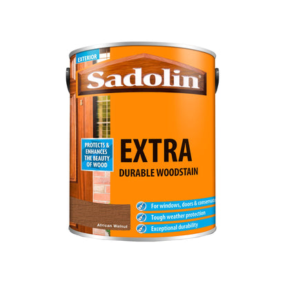 Sadolin Weatherproof Exterior Wood Stain for Ultimate Protection - African Walnut