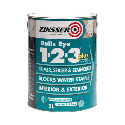 Zinsser Bulls Eye 1-2-3 Plus - White