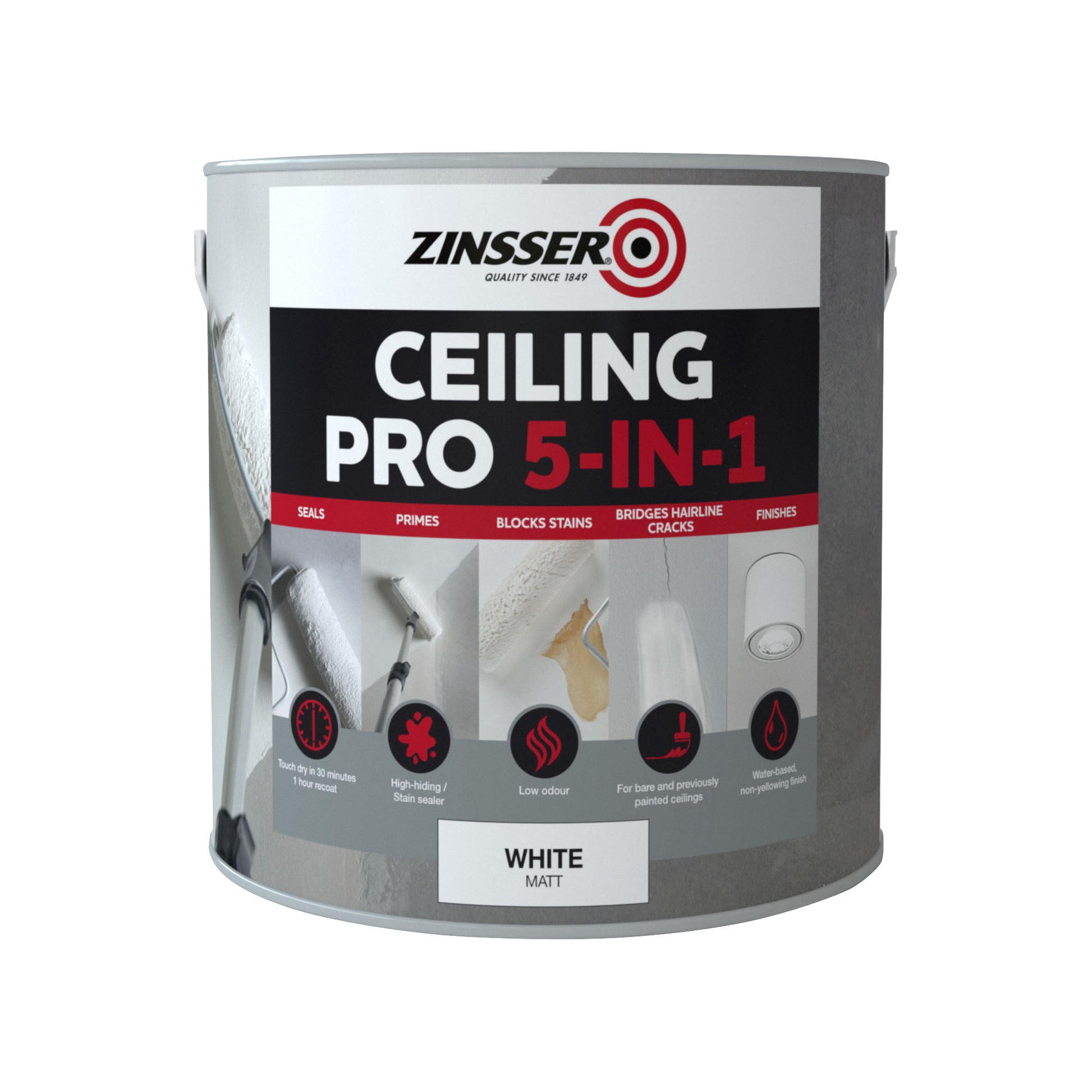 Zinsser Ceiling Pro 5-in-1 - 2.5 Litre