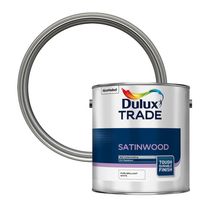 Dulux Trade SatinWood - Pure Brilliant White