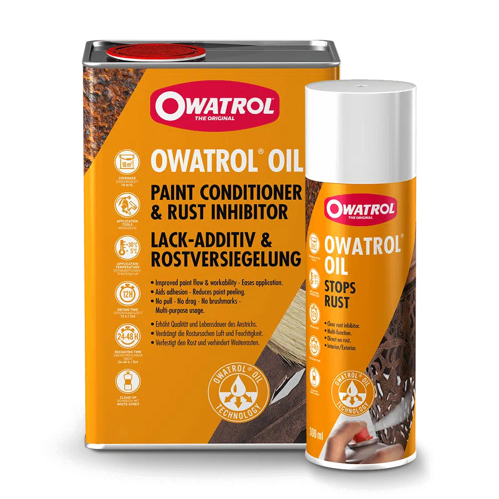 Owatrol Oil Penetrating Rust Inhibitor & Colourless Oil-Based Paint Additive