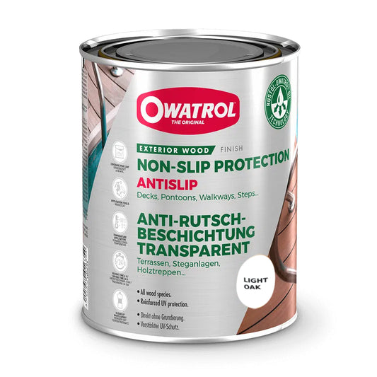 Owatrol Antislip Non-Slip Protection for All Wood Species - Light Oak