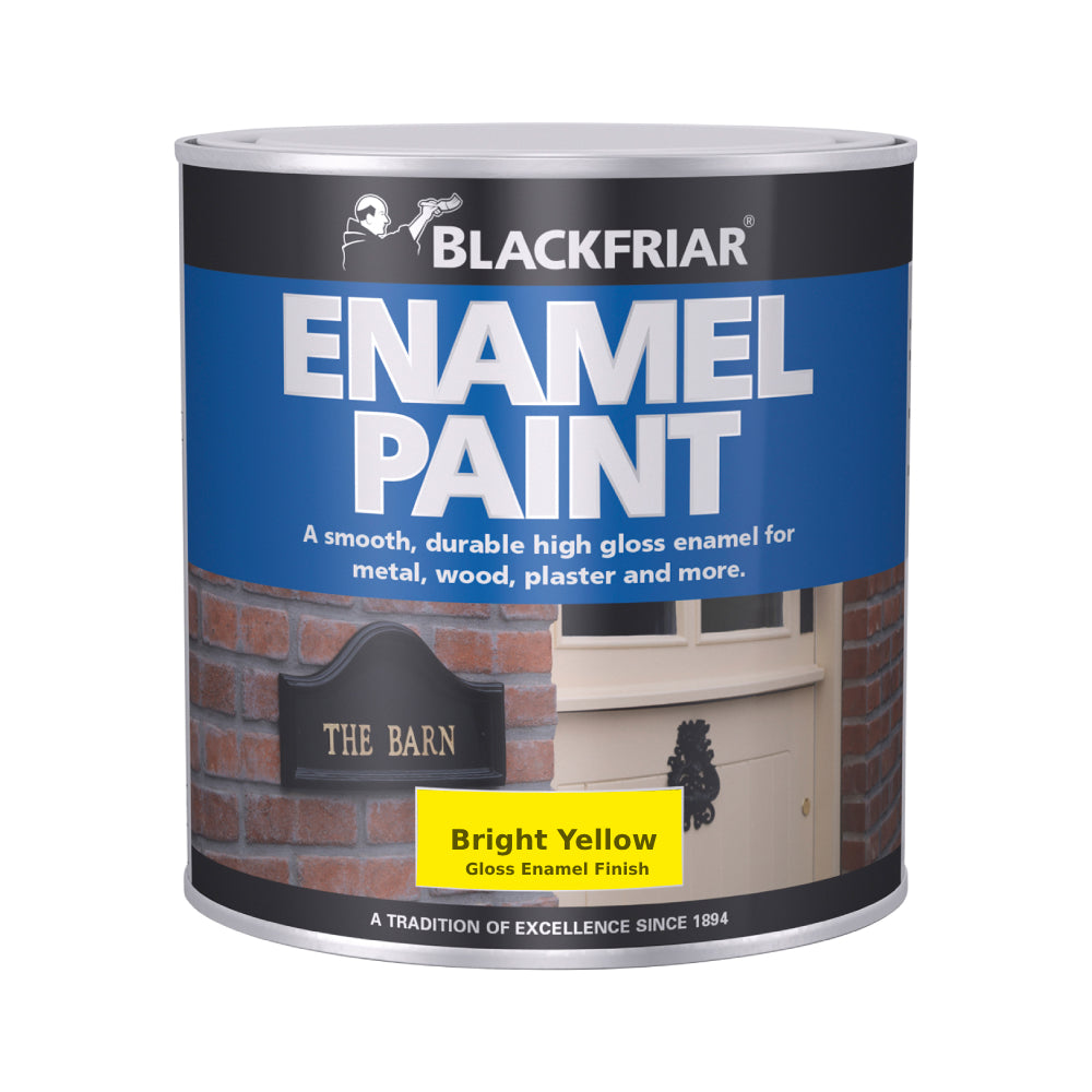 Blackfriar Enamel Paint - Bright Yellow - 125 ml