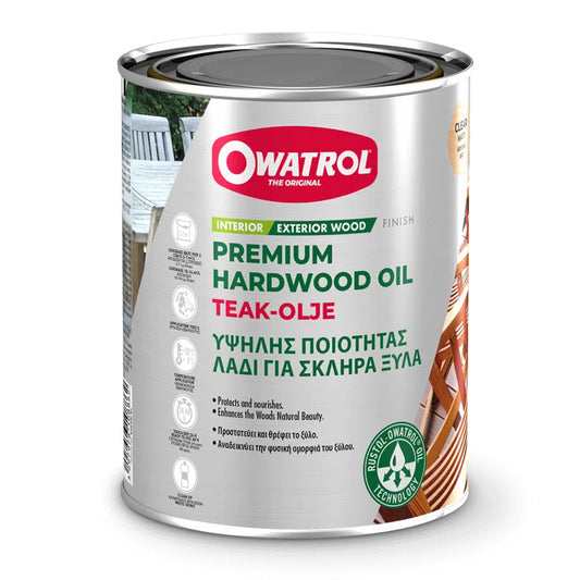 Owatrol Teak Olje Premium Hardwood Oil for Interior and Exterior Use