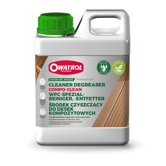 Owatrol Compo-Clean Water-Based Cleaner & Degreaser for Composite Wood