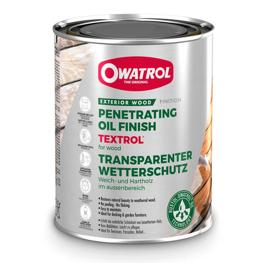 Owatrol Textrol Penetrating Oil for Wood - Medium Oak